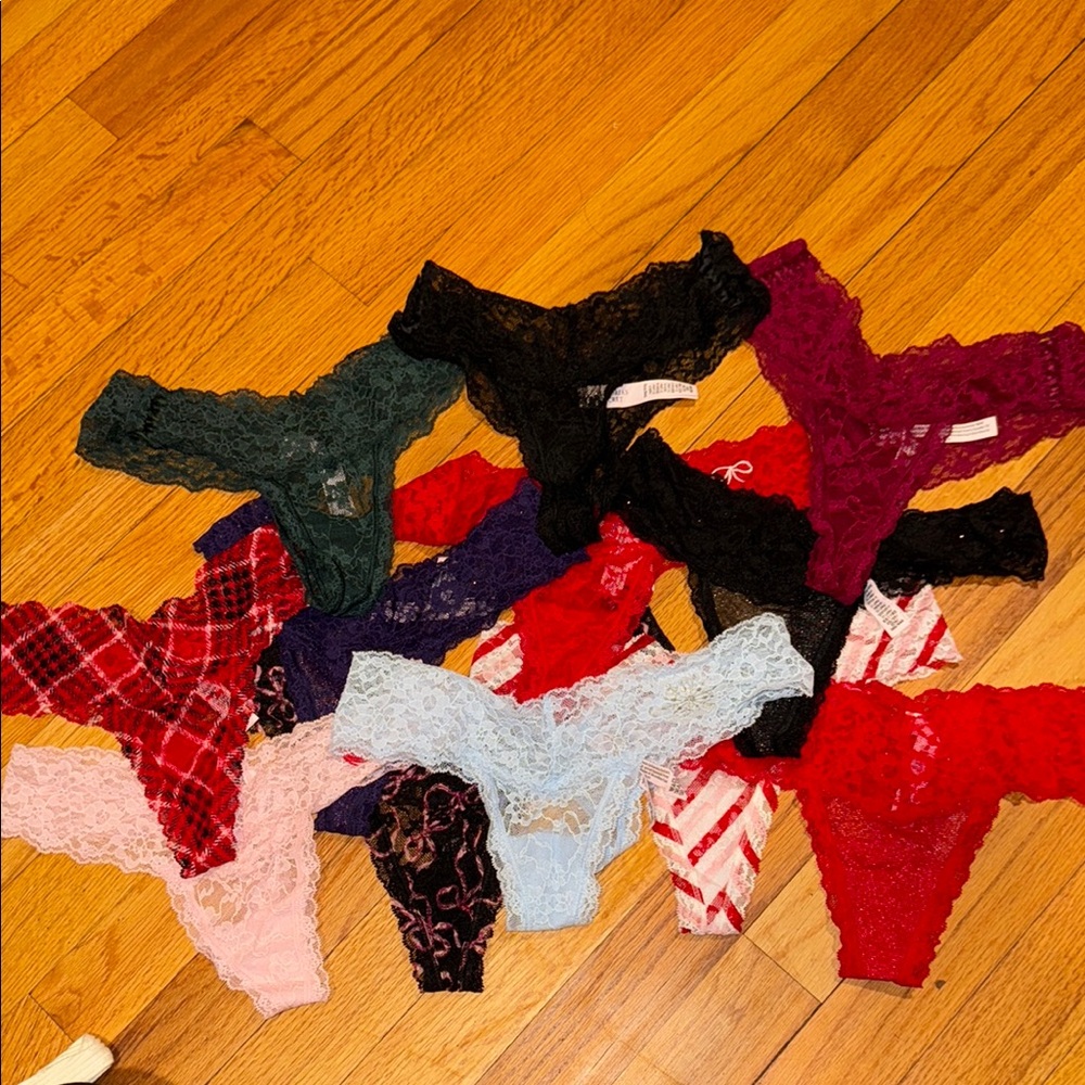 12 Victoria Secret Thongs